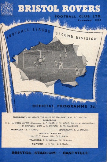 Match programme
